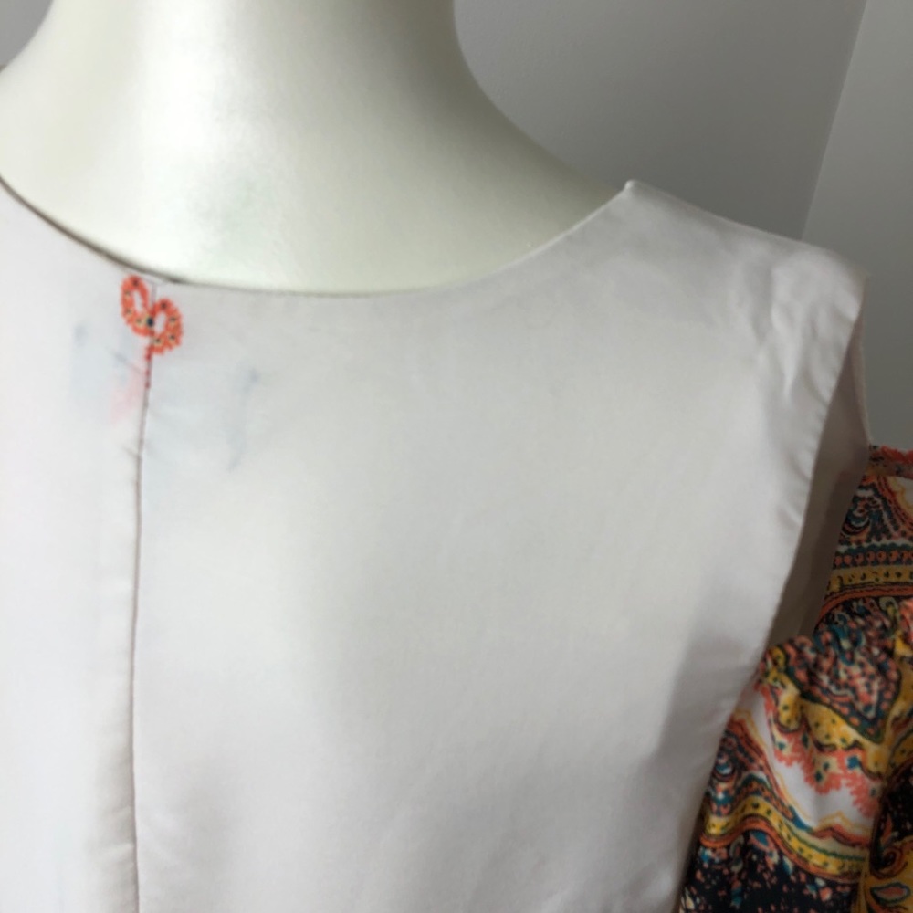 Luxology • Ivory Boho Print Cold Shoulder Dress 4 - Picture 10 of 12